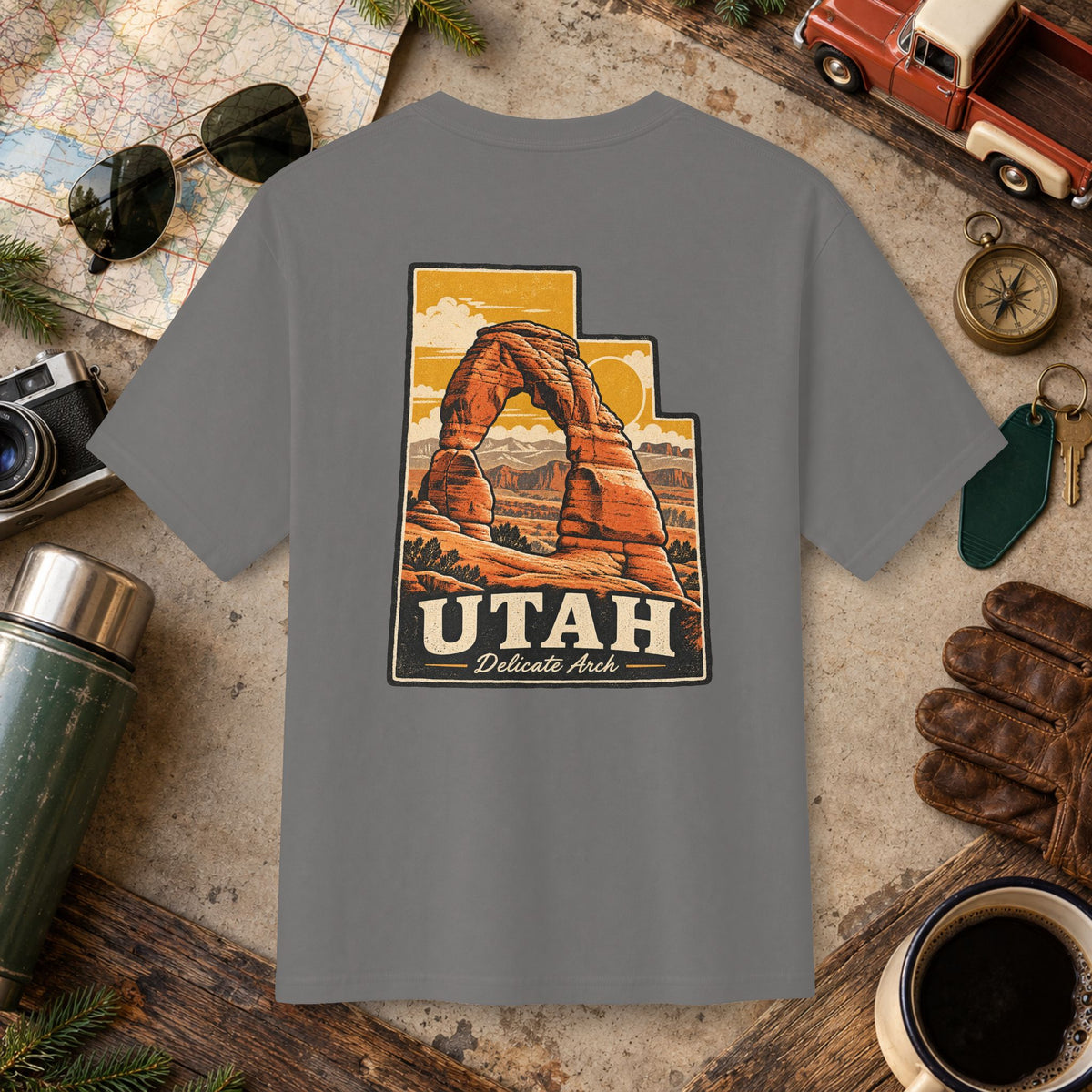 Utah State Vintage Tee