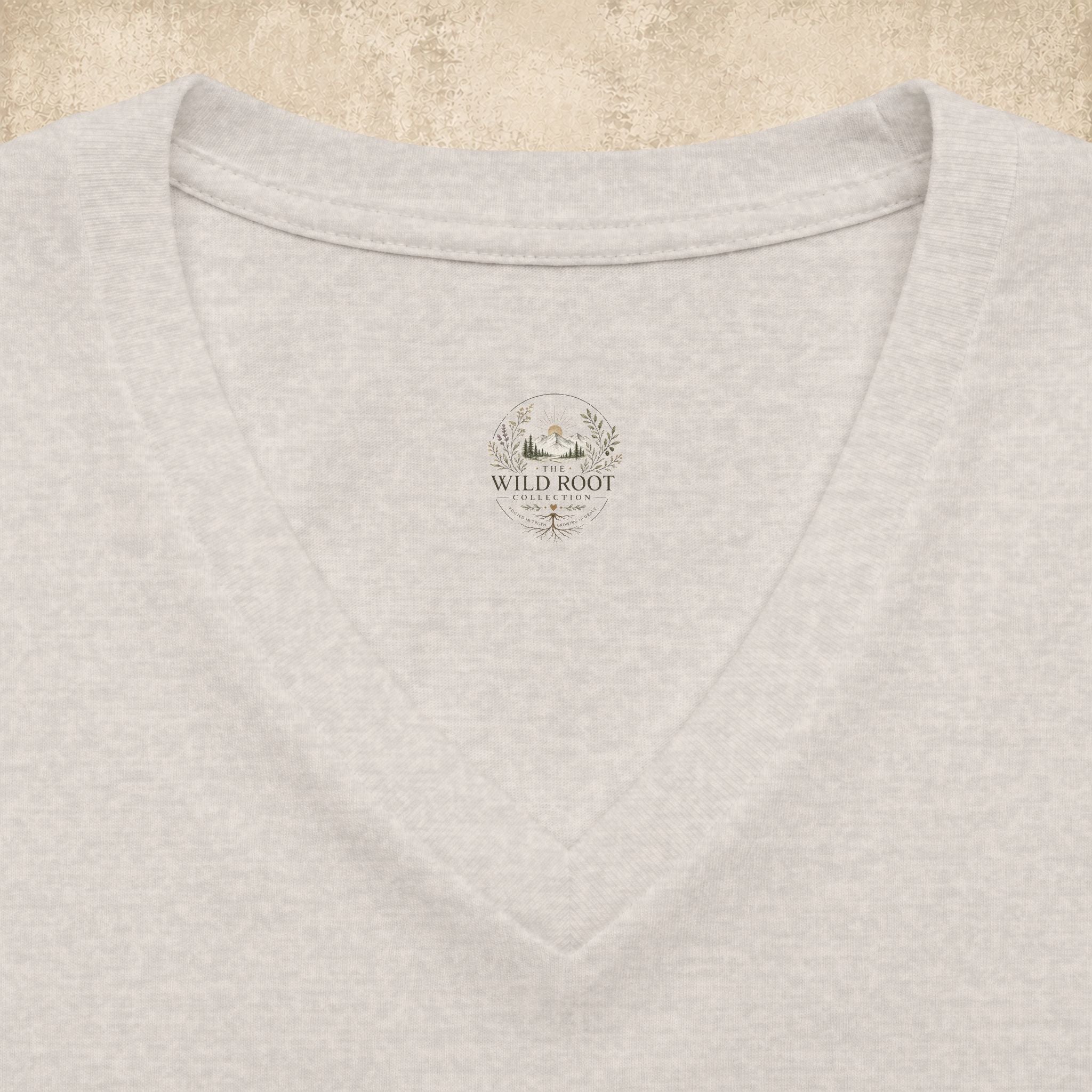 Women's Relaxed Heather CVC V-Neck Tee