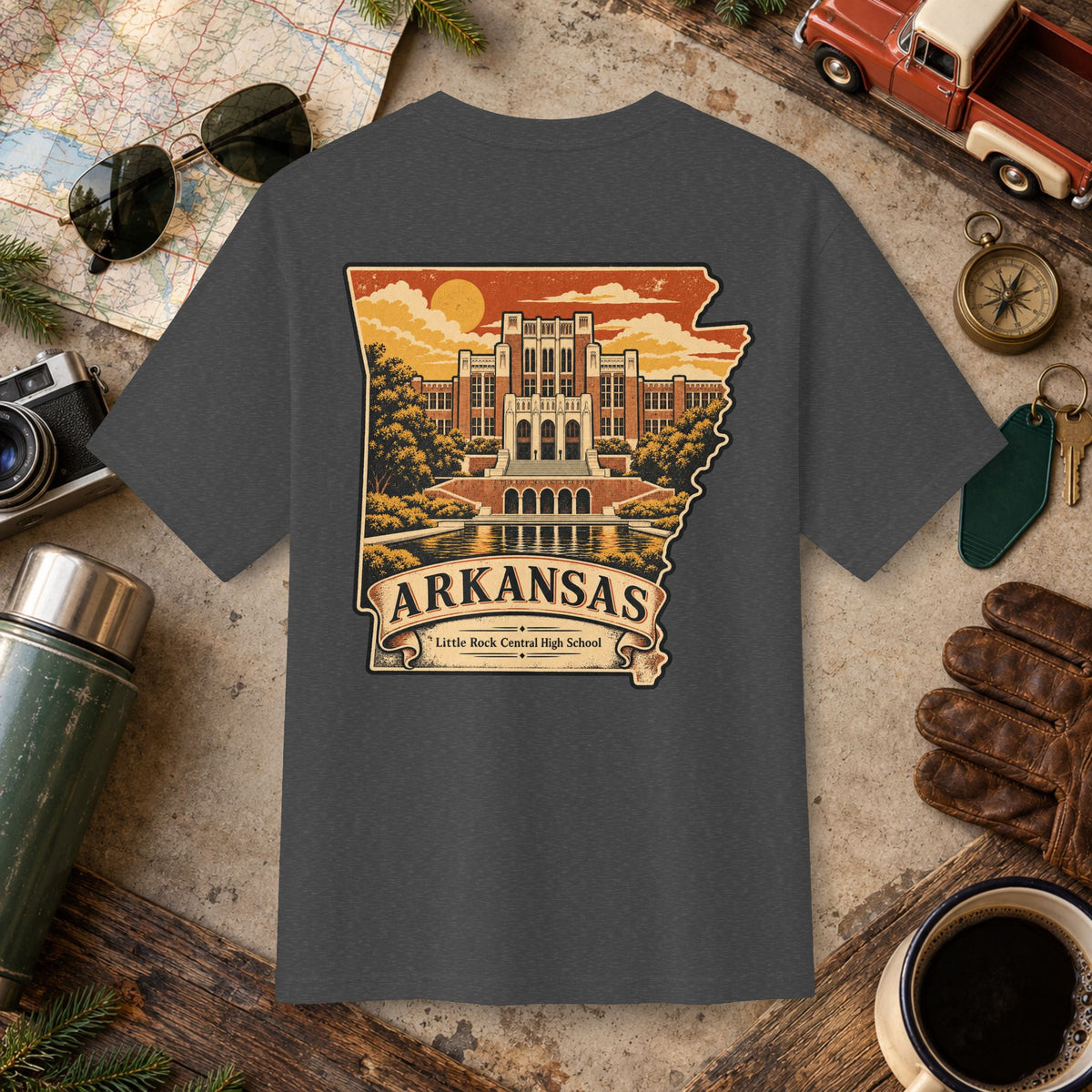 Arkansas Vintage Landscape Tee