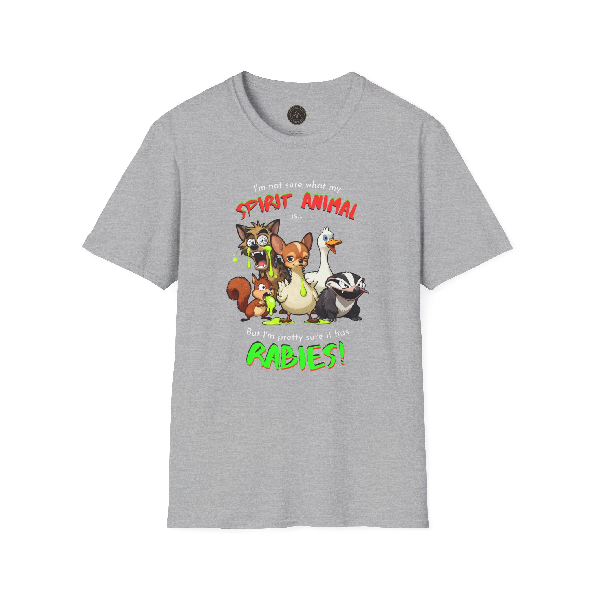Spirit Animal T-Shirt — Mixed Up Cartoon Wildlife Graphic Tee