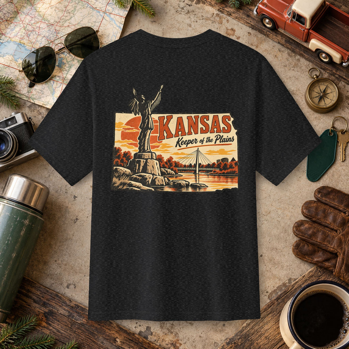 Kansas State Vintage Tee