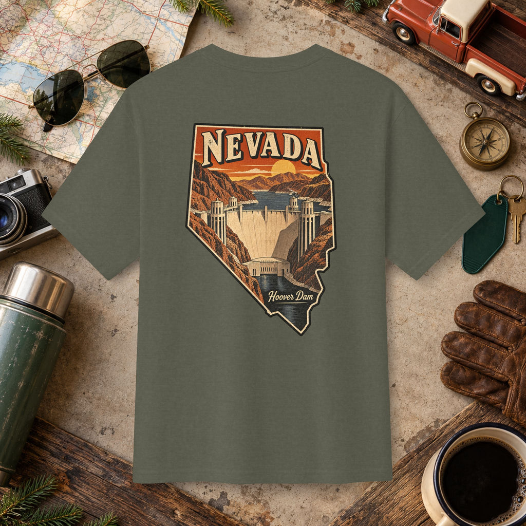 Nevada State Vintage Tee