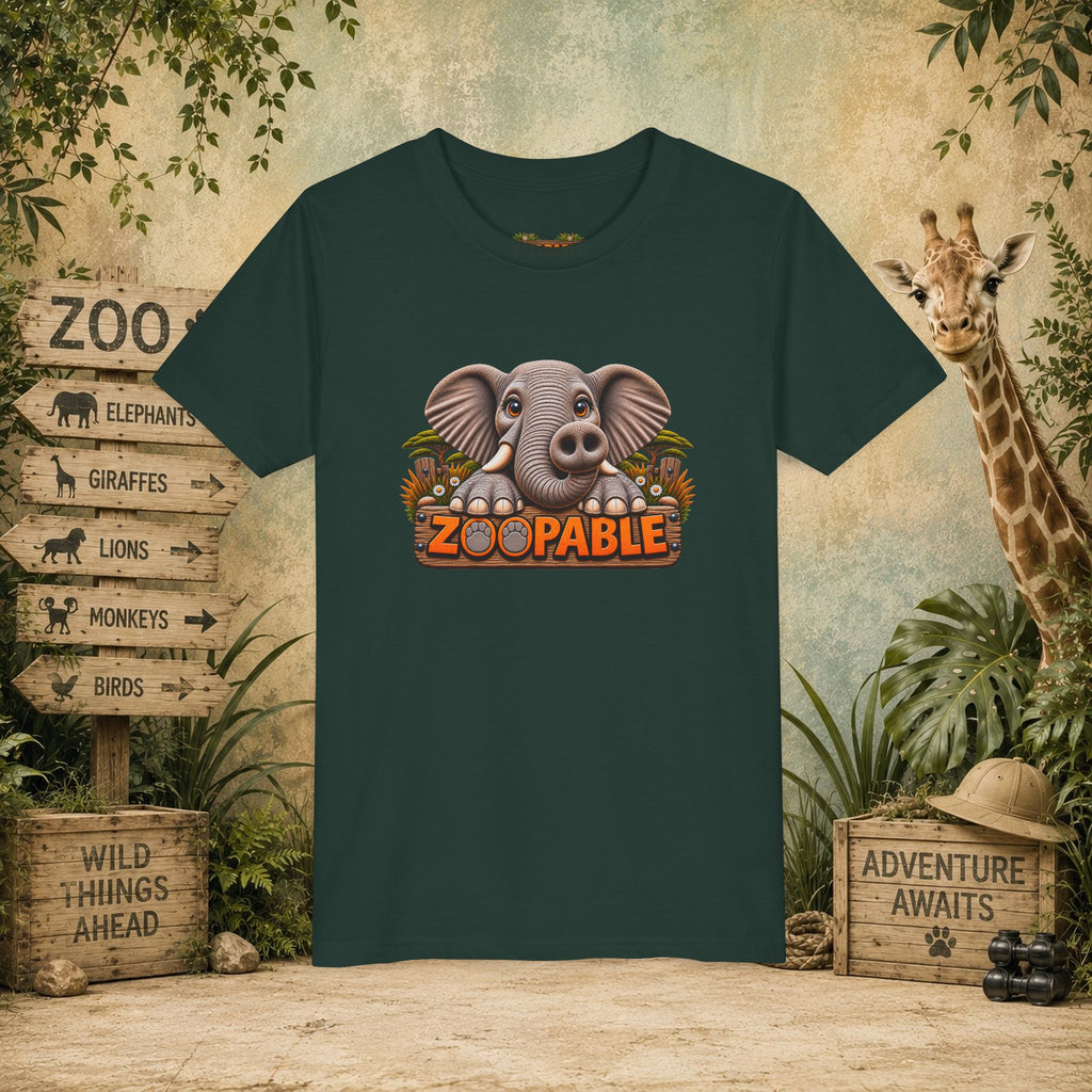 Elephant Zoopable Youth Tee