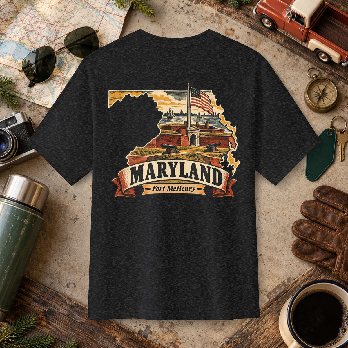 Maryland State Vintage Tee