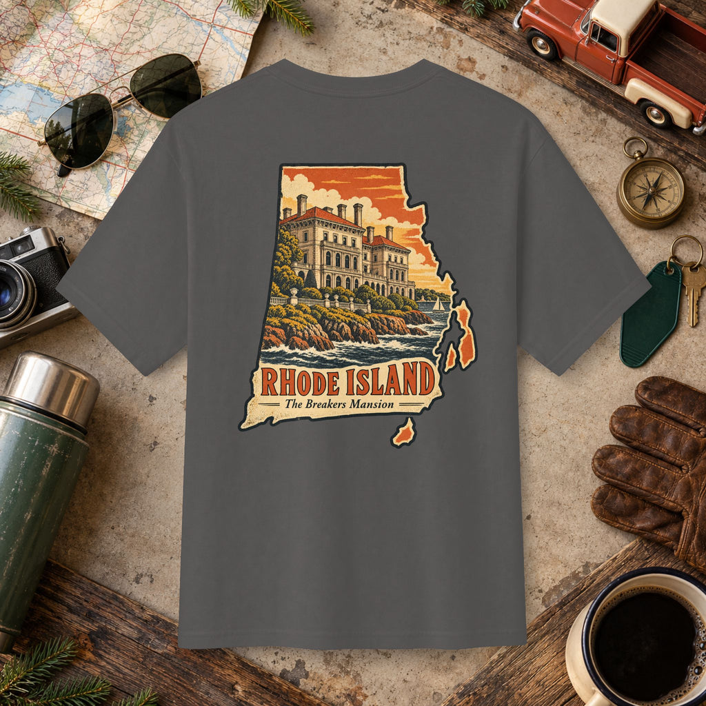 Rhode Island State Vintage Tee