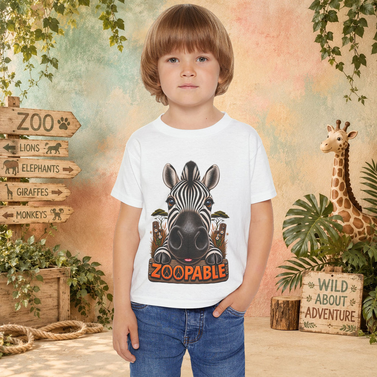 Zebra Zoopable T-shirt