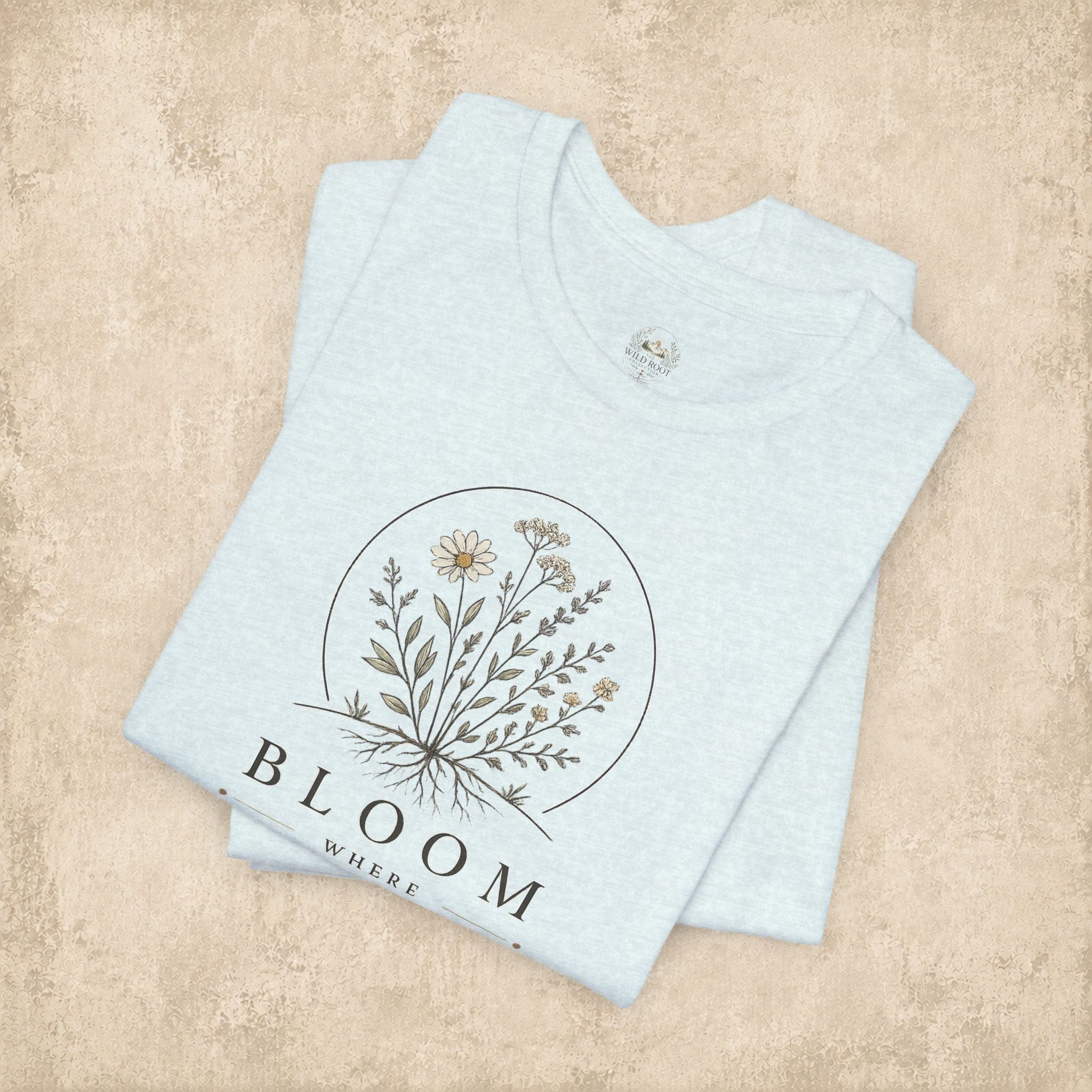 Bloom Where Planted Floral Tee