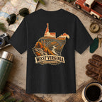 West Virginia State Vintage Tee
