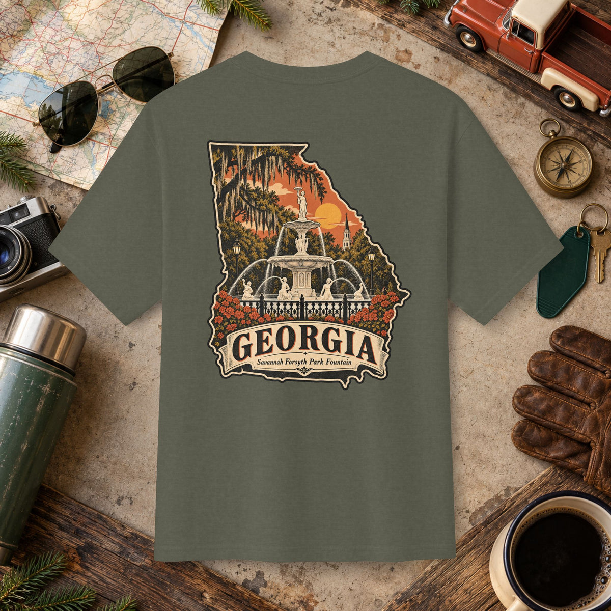 Georgia State Vintage Tee