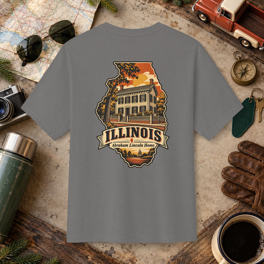 Illinois State Vintage Tee