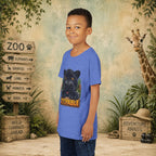 Youth Tee — Cute Black Panther "Zoopable" Kids Graphic T-Shirt