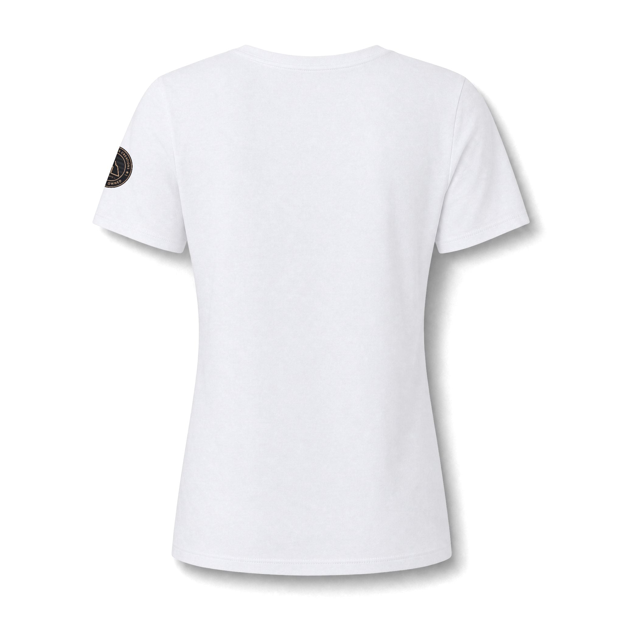 Golden Retriever V-Neck Tee — "Loyal Gentle Devoted" Dog Lover Shirt