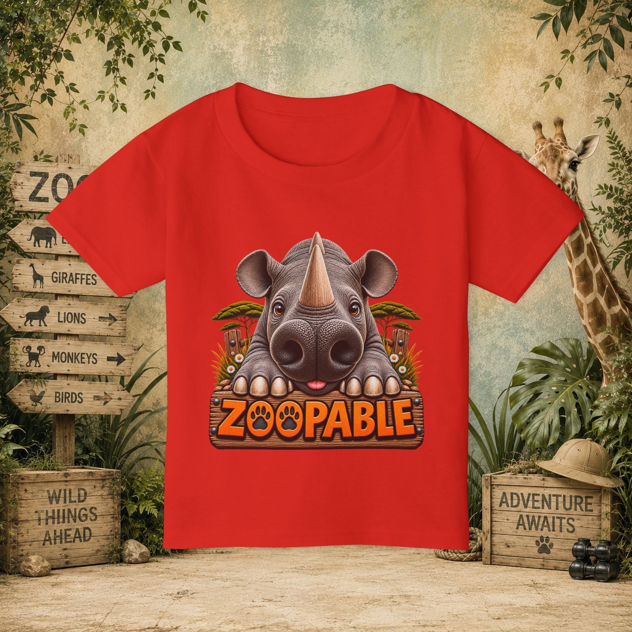Rhinoceros Zoopable T-shirt
