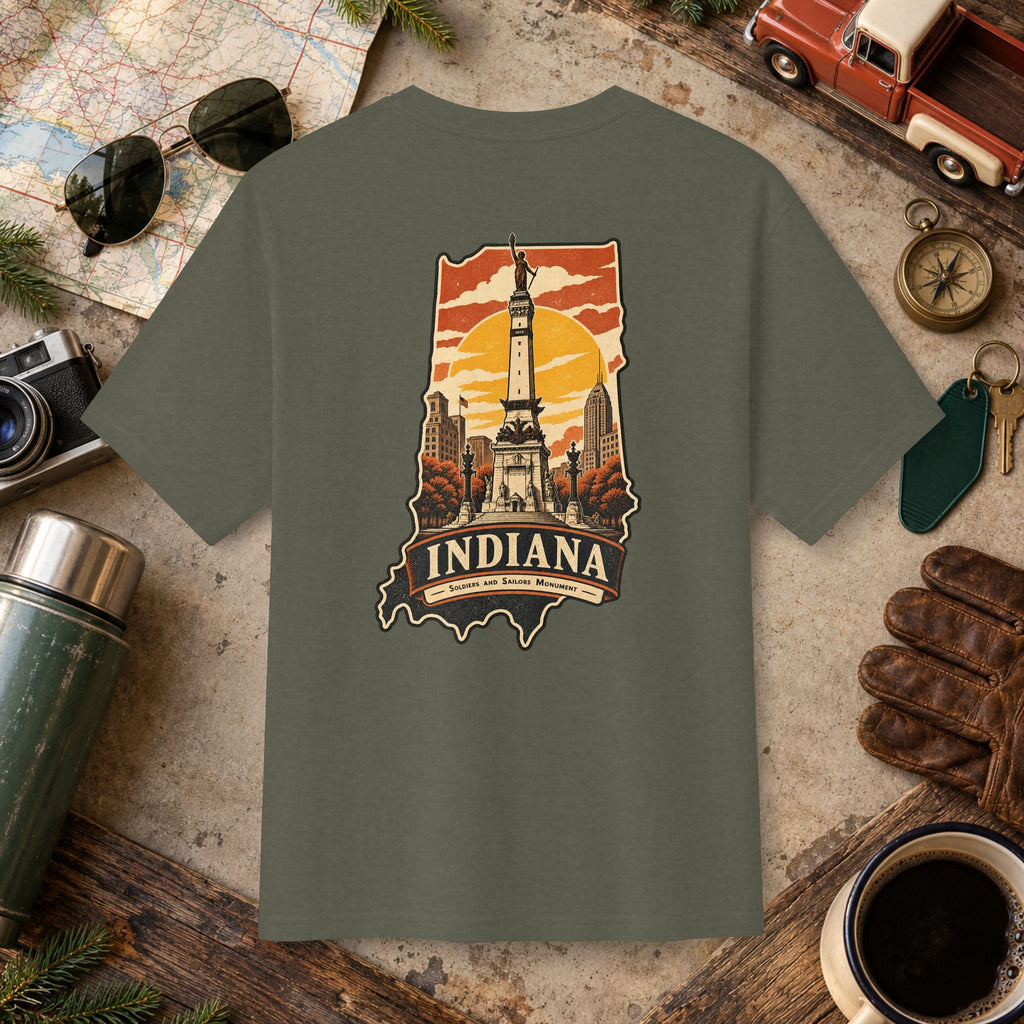 Indiana State Vintage Tee