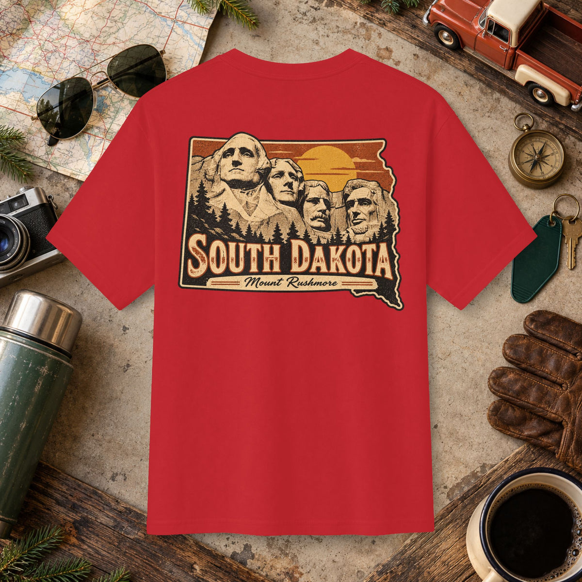 South Dakota State Vintage Tee