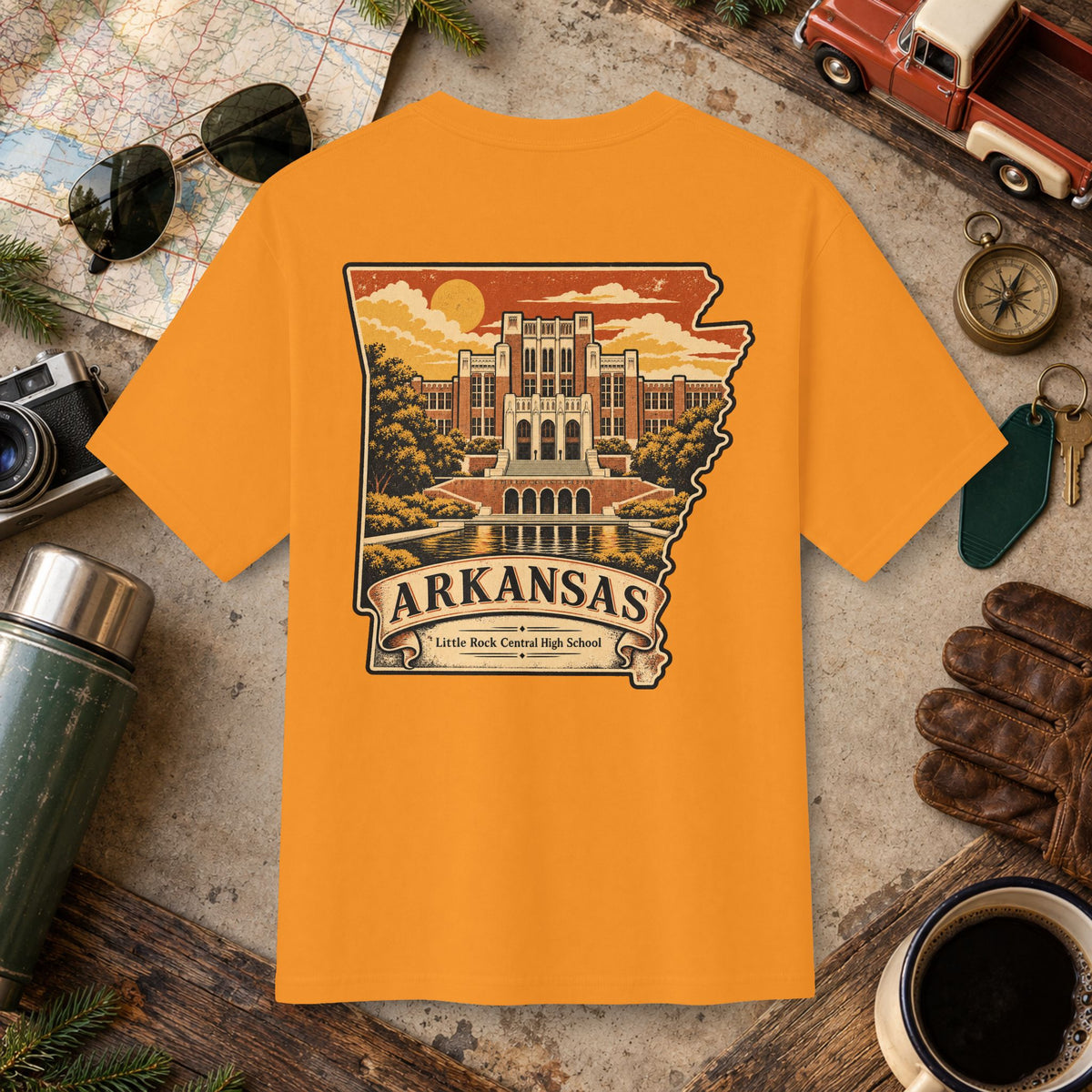 Arkansas Vintage Landscape Tee