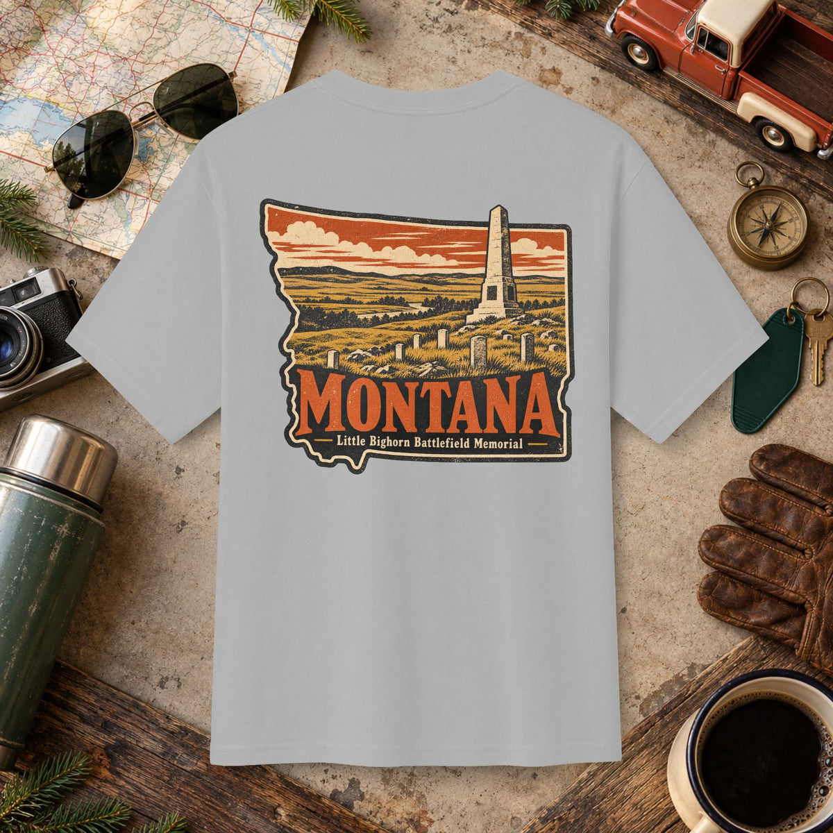 Montana State Vintage Tee