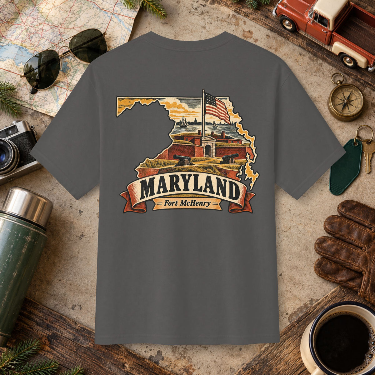 Maryland State Vintage Tee