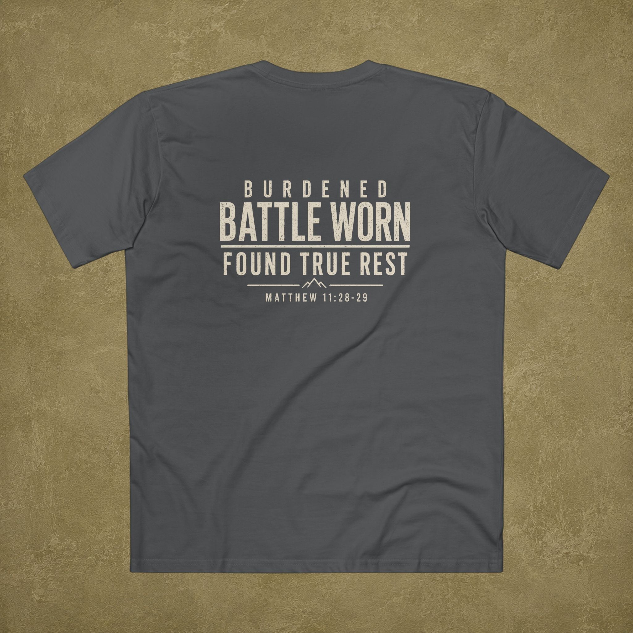 Matthew 11:28-29 Men's T Shirt