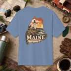 Maine State Vintage Tee