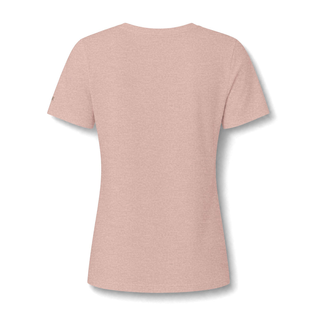 Women's Relaxed Heather CVC V-Neck Tee