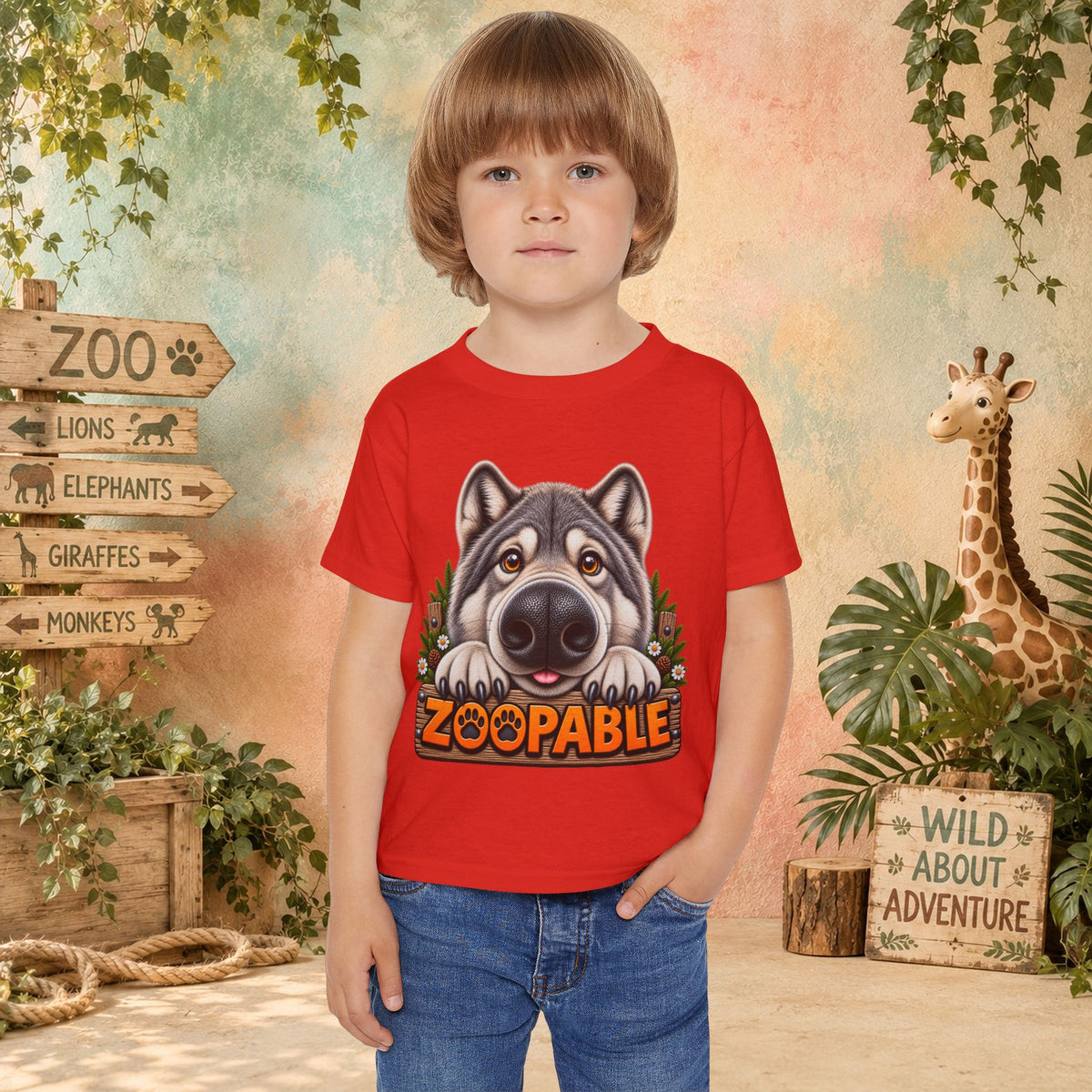 Wolf Zoopable T-shirt