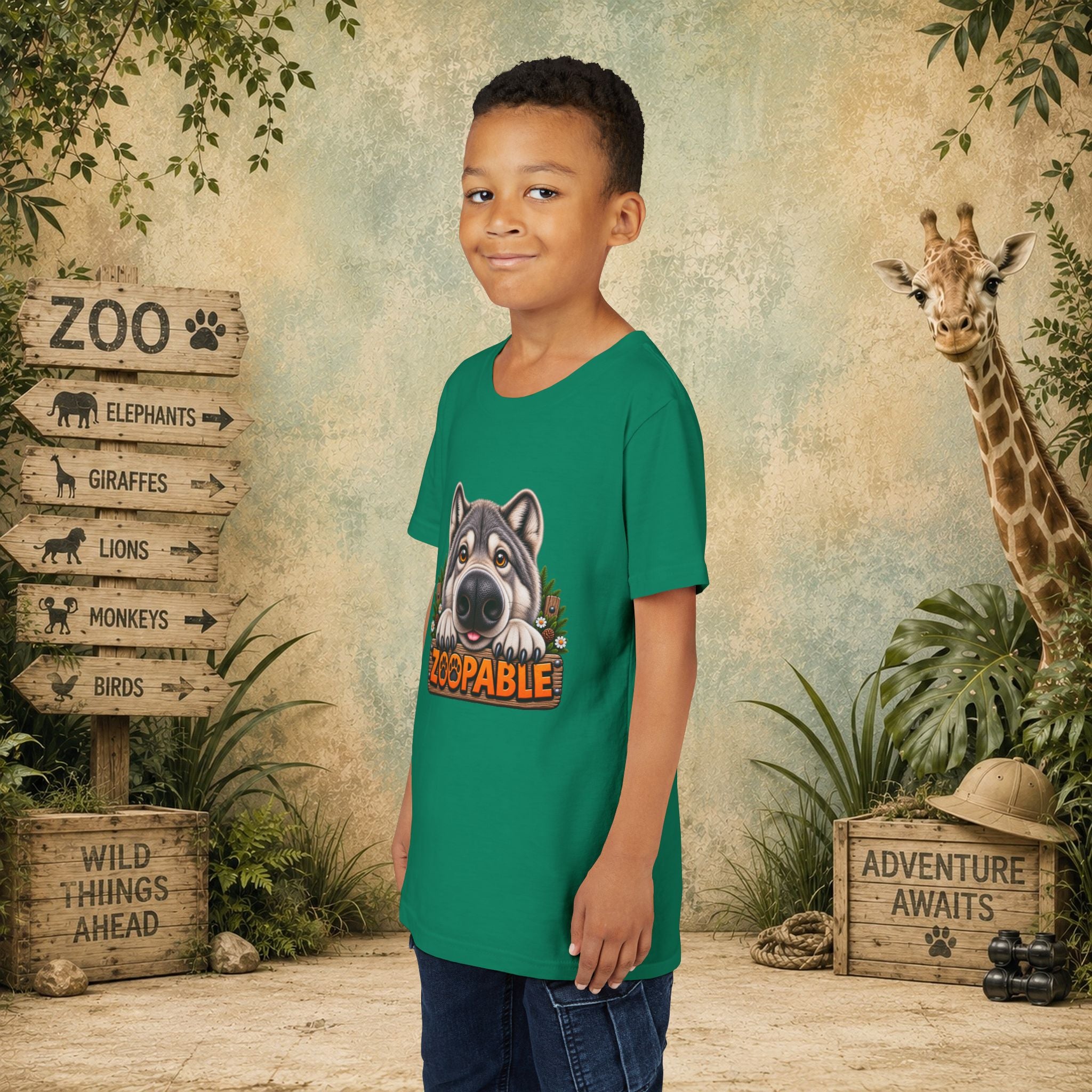 Wolf Zoopable Youth Tee