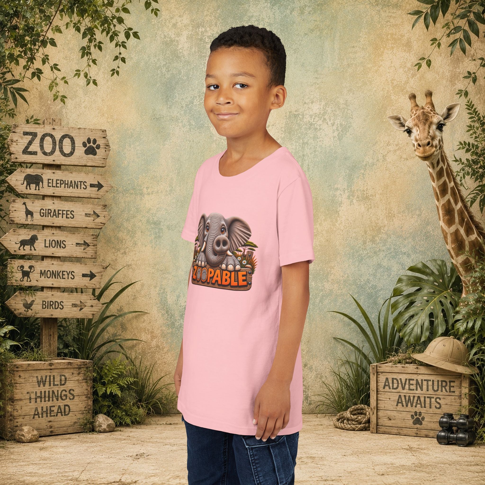 Elephant Zoopable Youth Tee