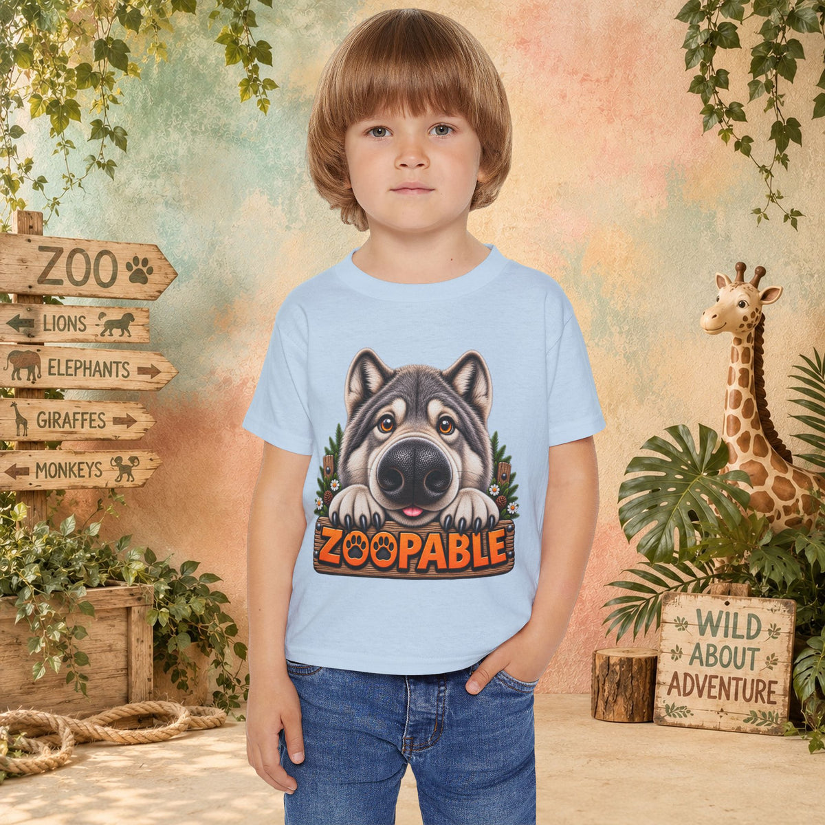 Wolf Zoopable T-shirt