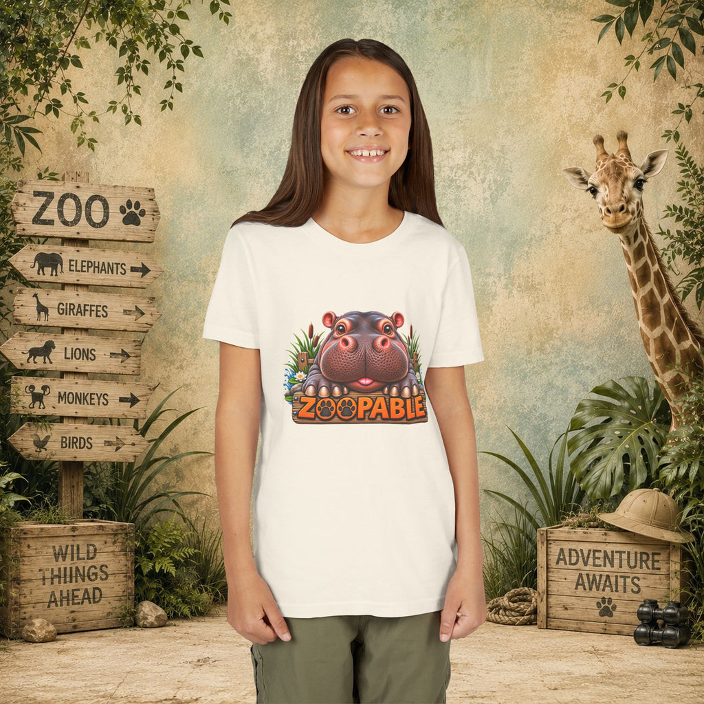 Hippopotamus Zoopable Youth Tee