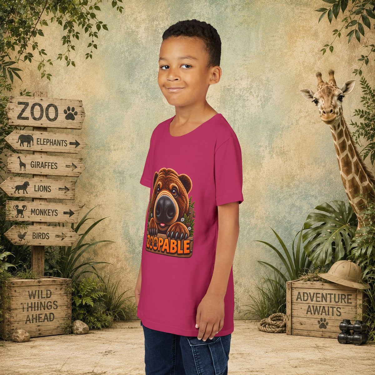 Bear Zoopable Youth Tee