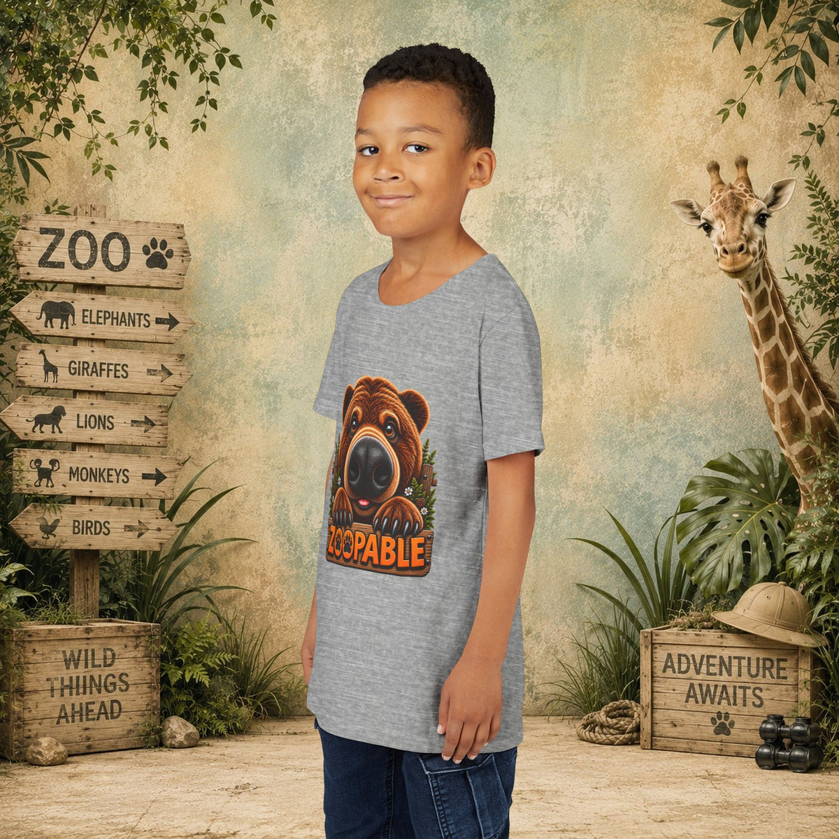 Bear Zoopable Youth Tee