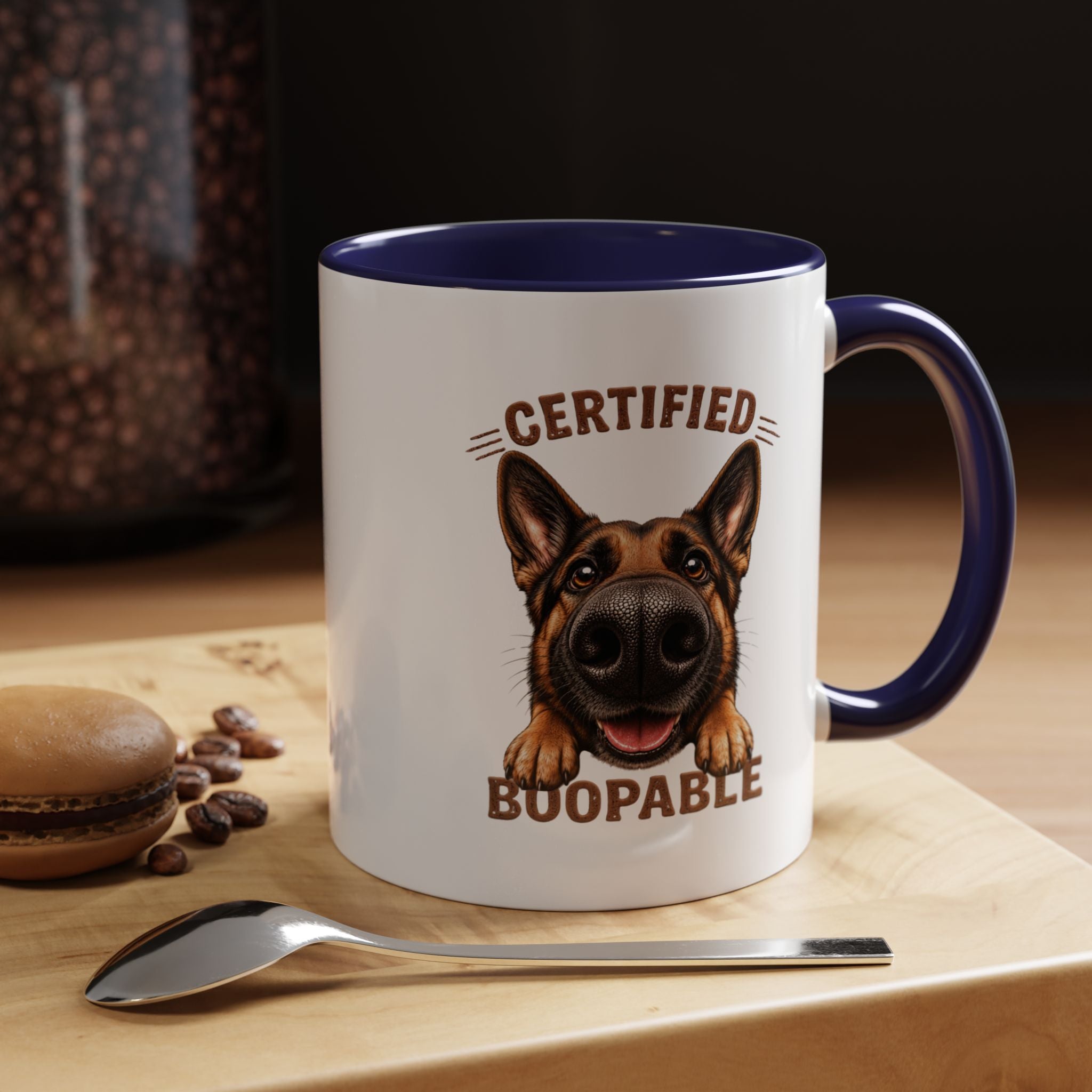 Certified Boopable Tan and Black Shepard — Coffee Mug 11/15oz