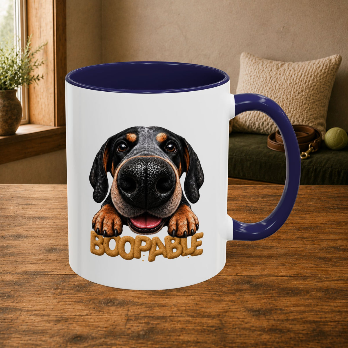 Boopable Blue Tic Hound — Coffee Mug 11oz
