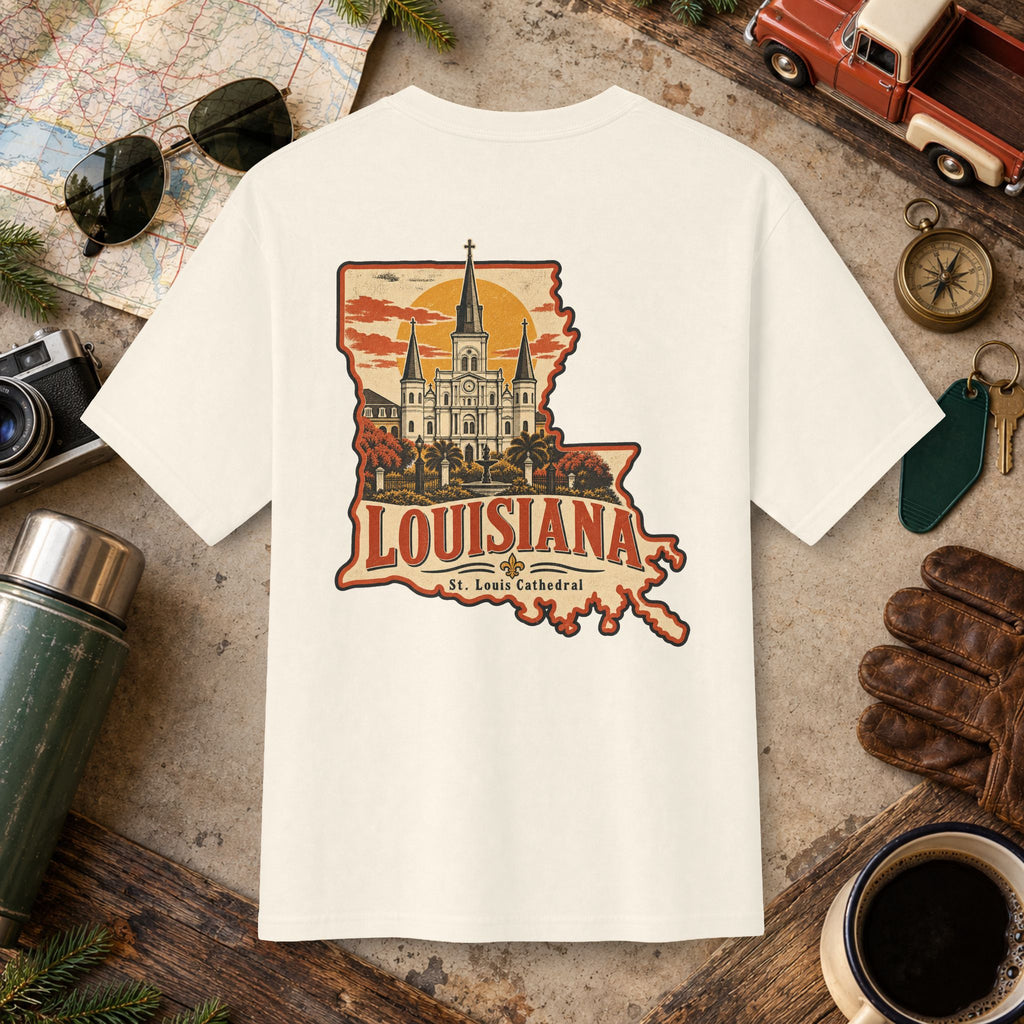 Louisiana State Vintage Tee
