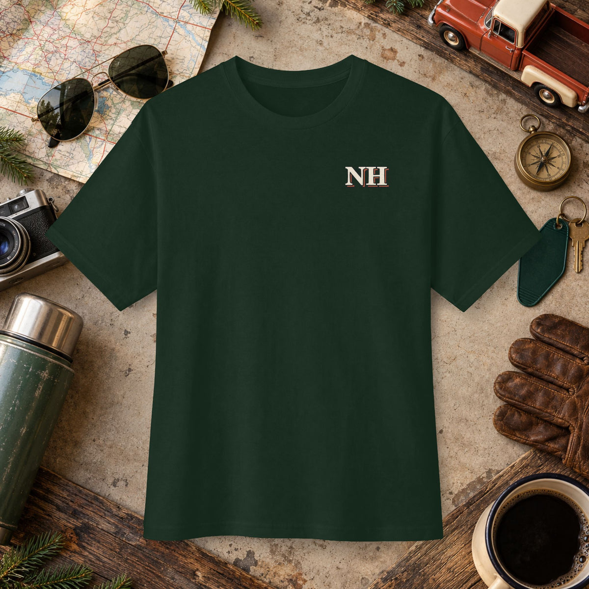 New Hampshire State Vintage Tee