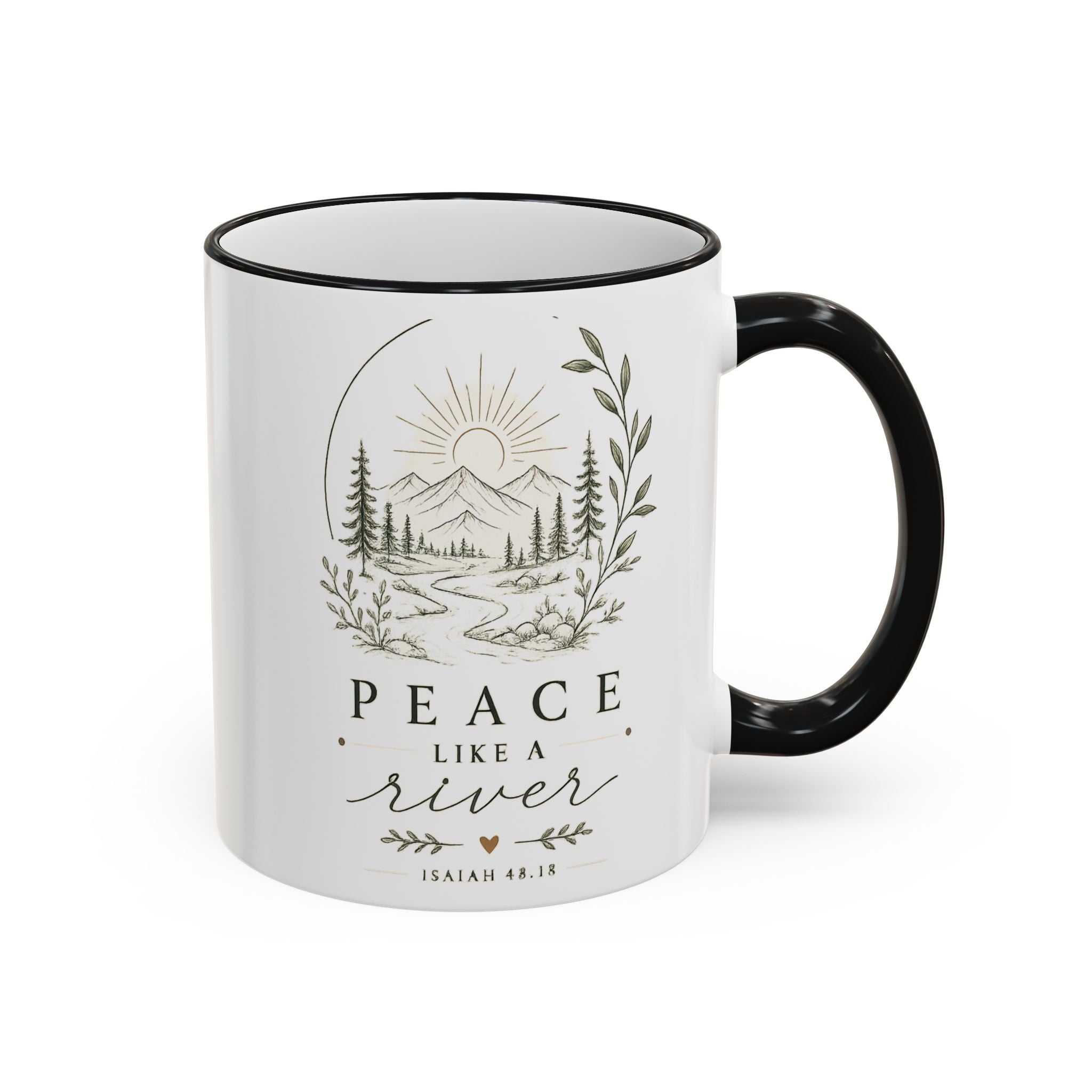 Accent Rim & Handle Mug (11oz, 15oz)