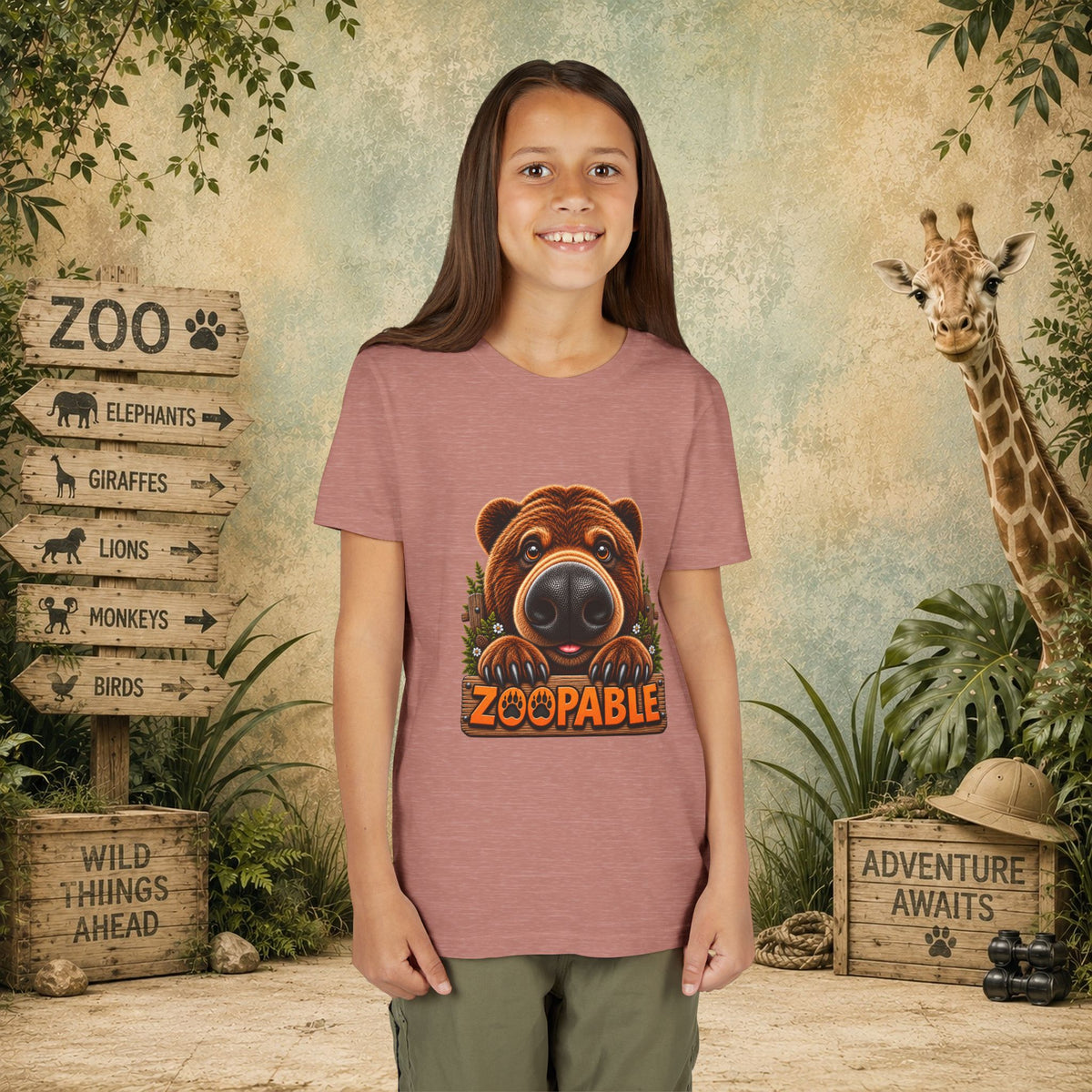 Bear Zoopable Youth Tee
