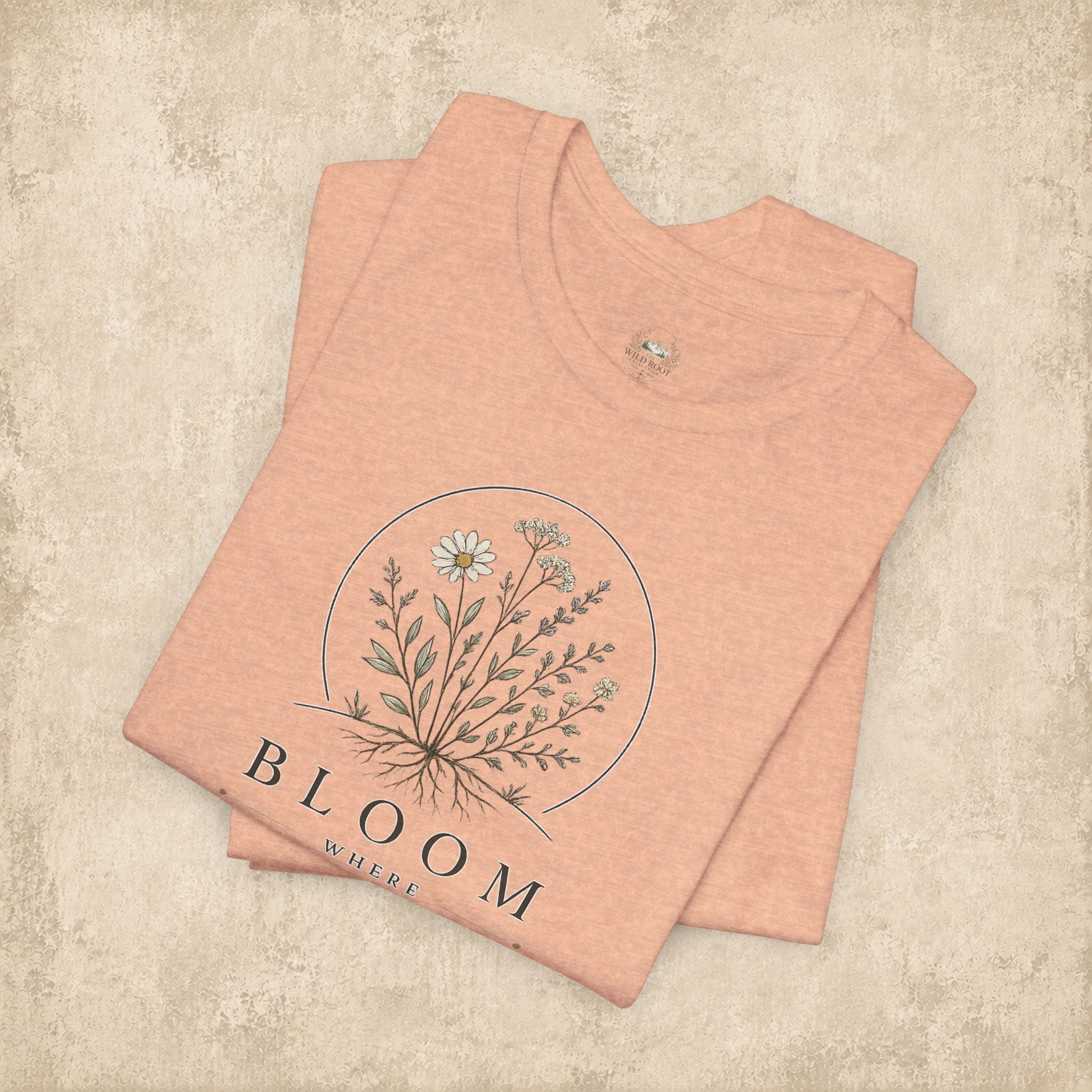 Bloom Where Planted Floral Tee
