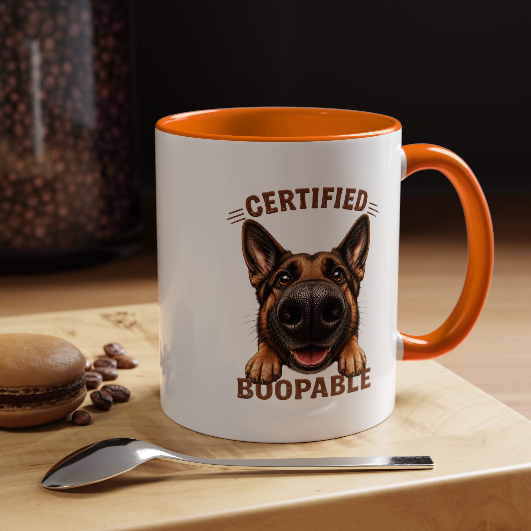 Certified Boopable Tan and Black Shepard — Coffee Mug 11/15oz