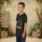 Youth Tee — Cute Black Panther "Zoopable" Kids Graphic T-Shirt