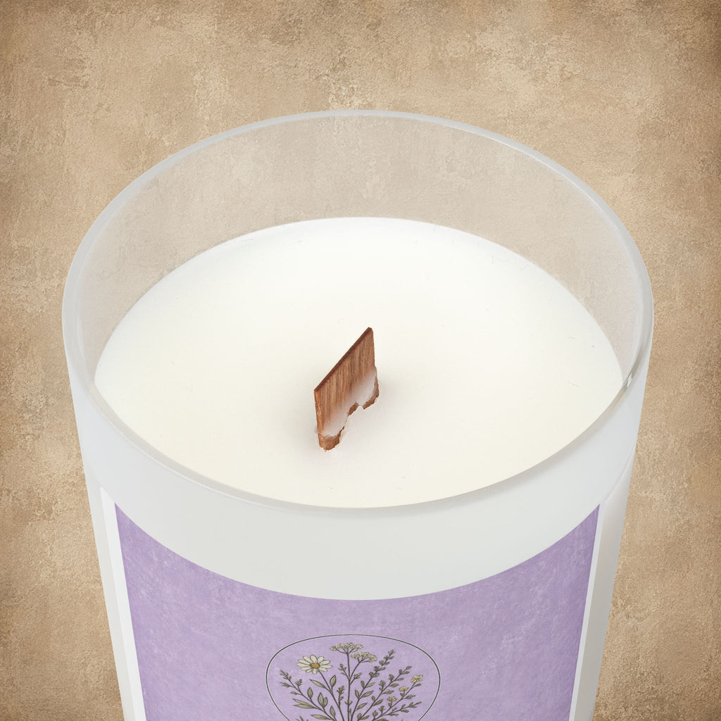 Bloom Where Planted Frosted Glass Soy Candle — 11oz
