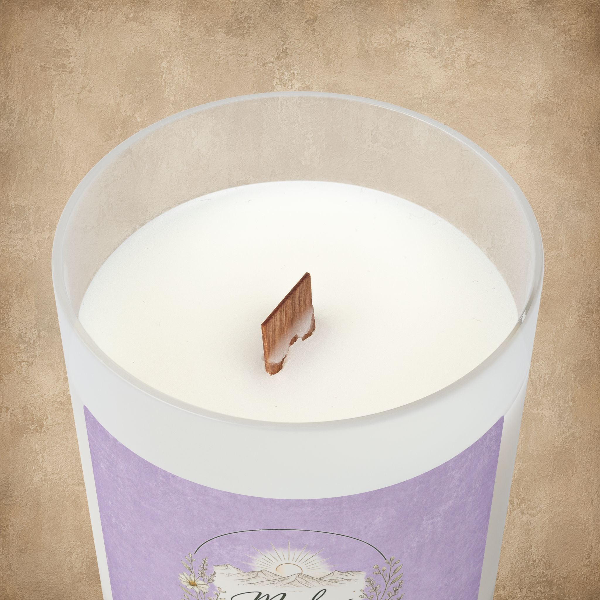 Made New, Frosted Glass Soy Candle, 11oz