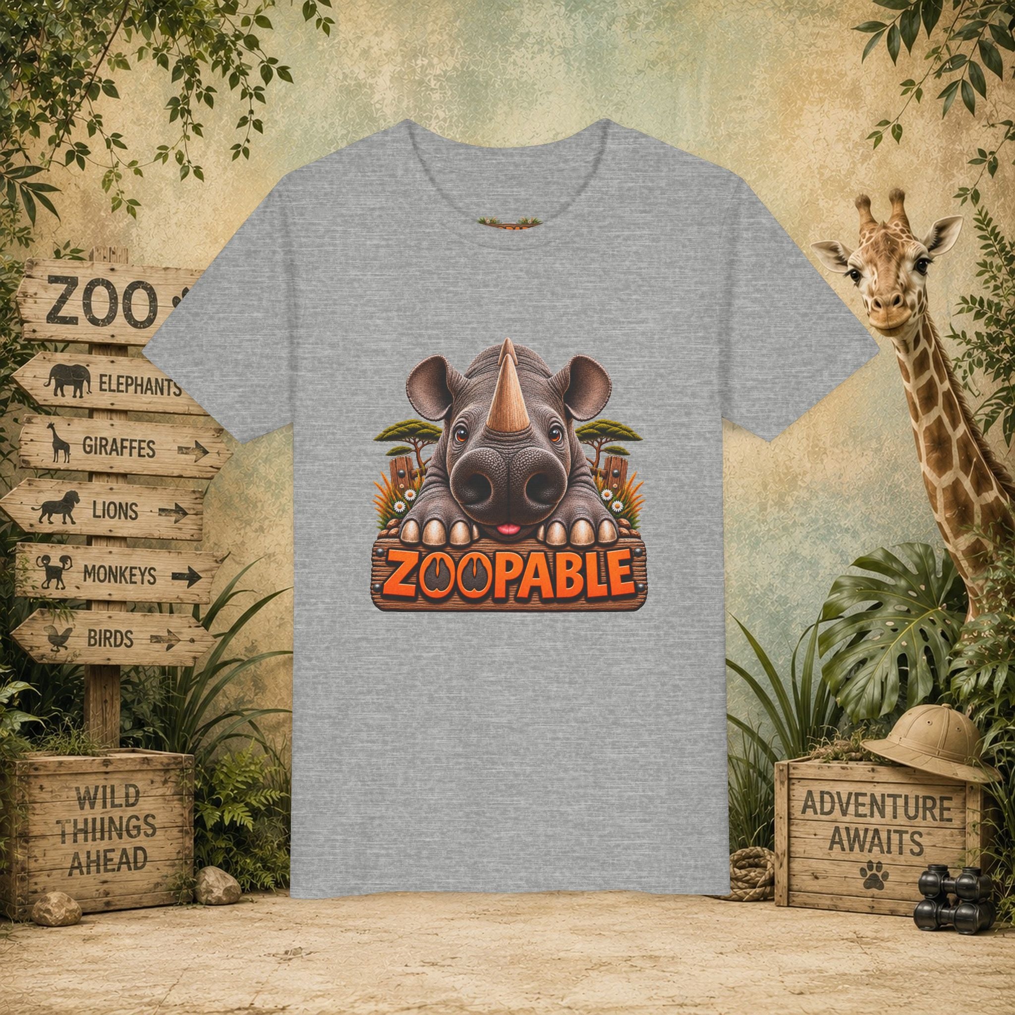Rhinoceros Zoopable Youth Tee