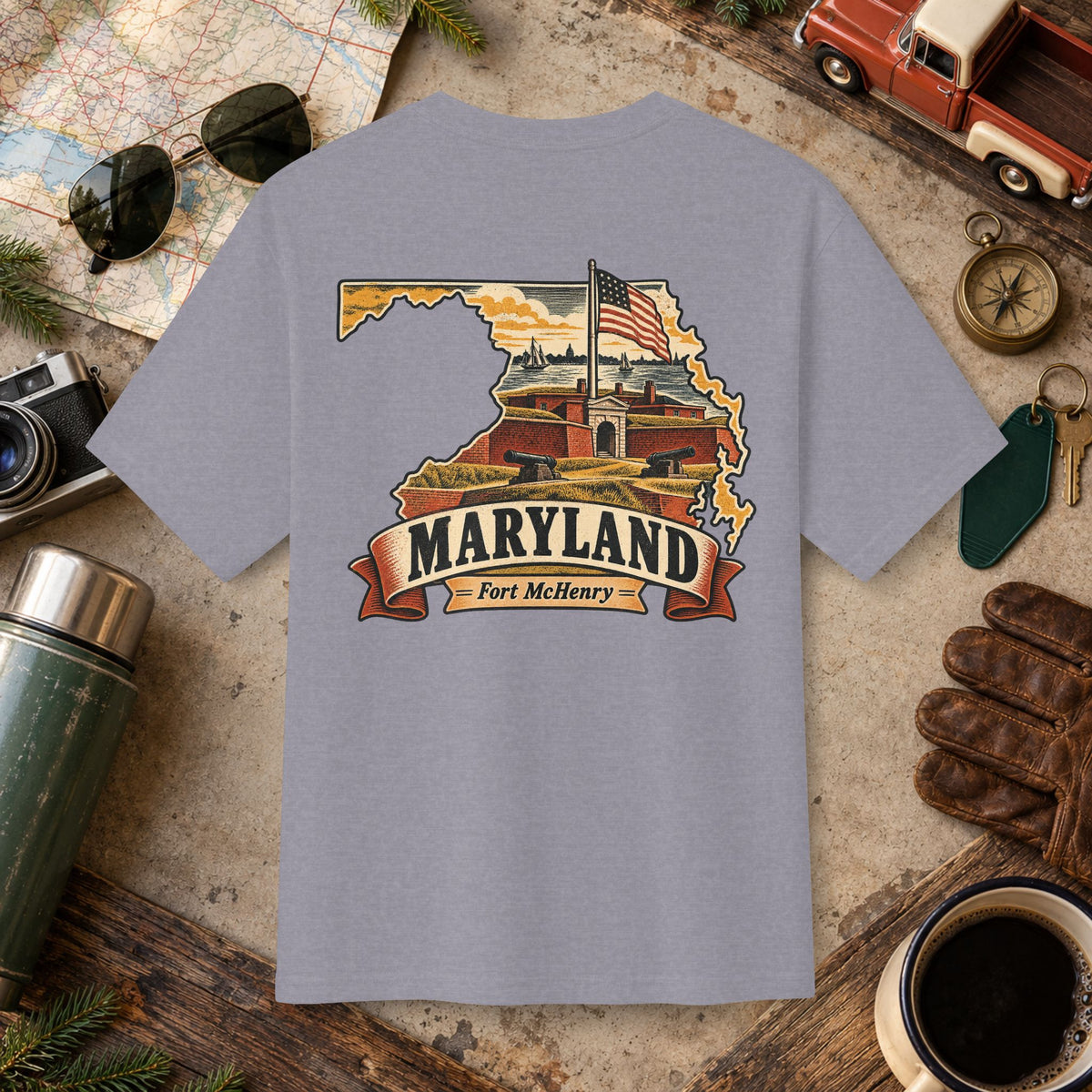 Maryland State Vintage Tee