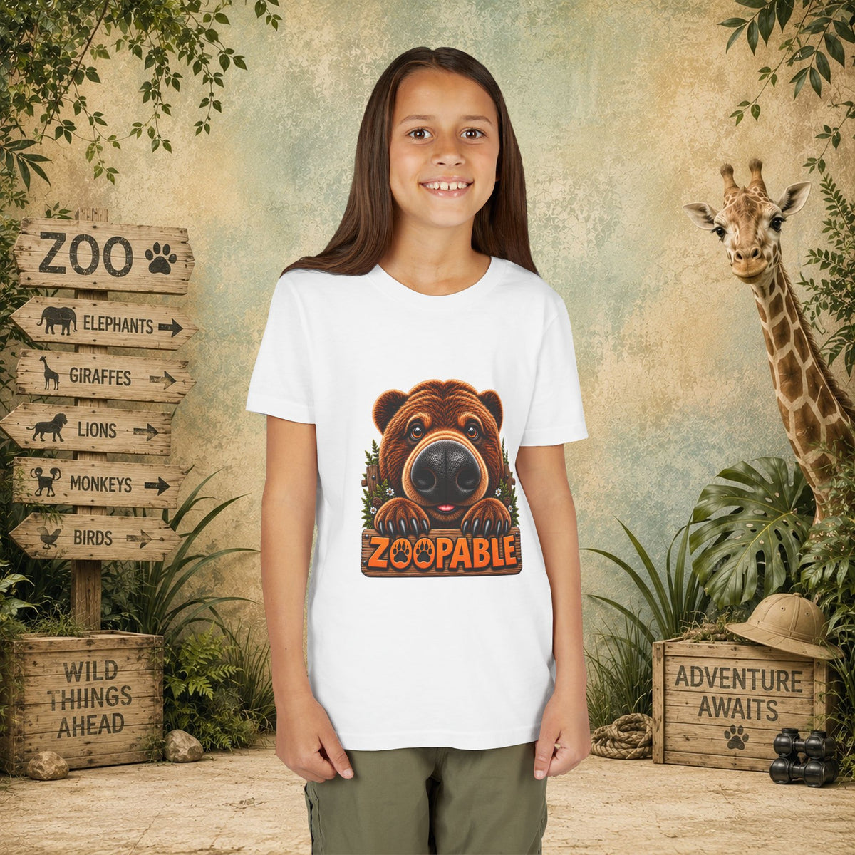 Bear Zoopable Youth Tee