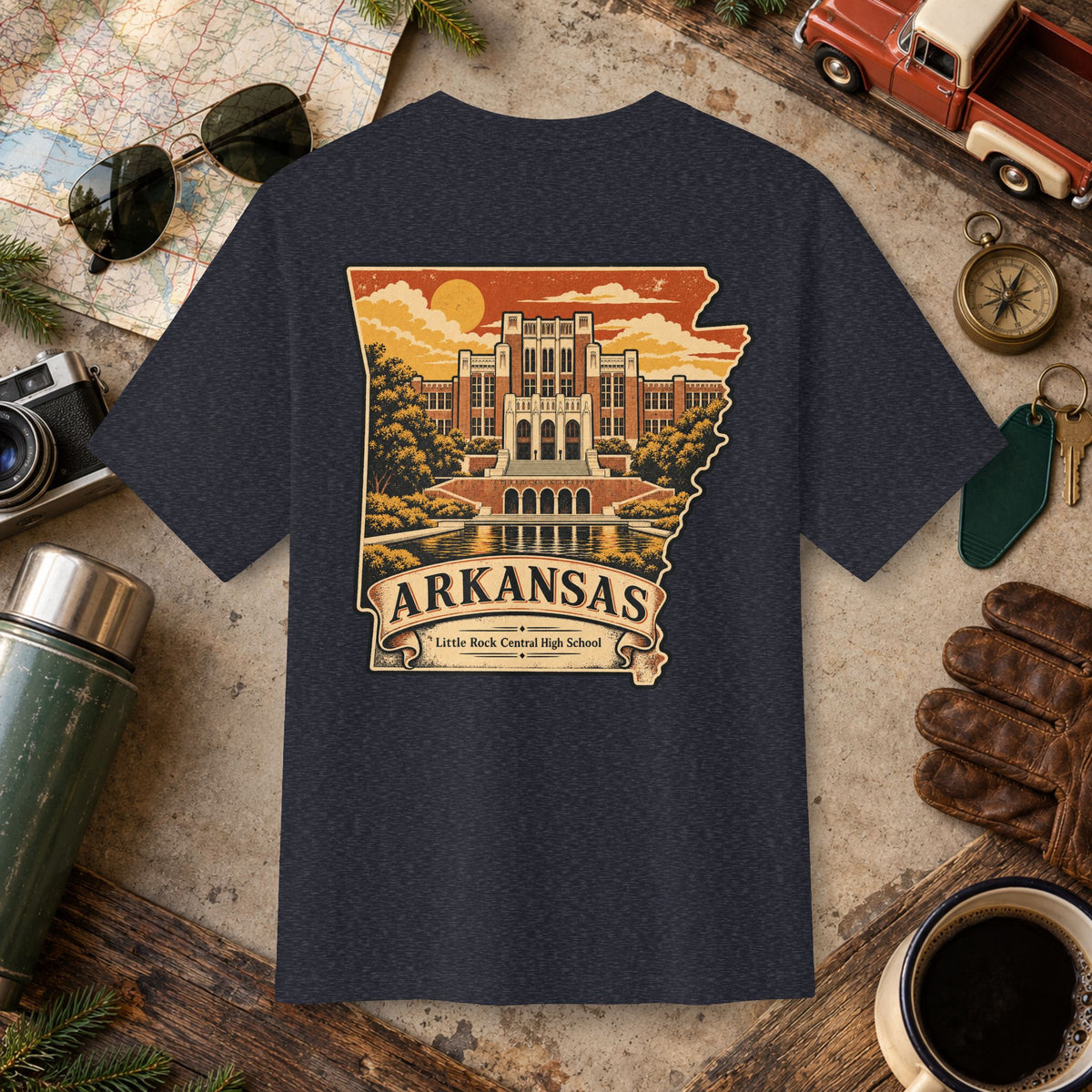 Arkansas Vintage Landscape Tee