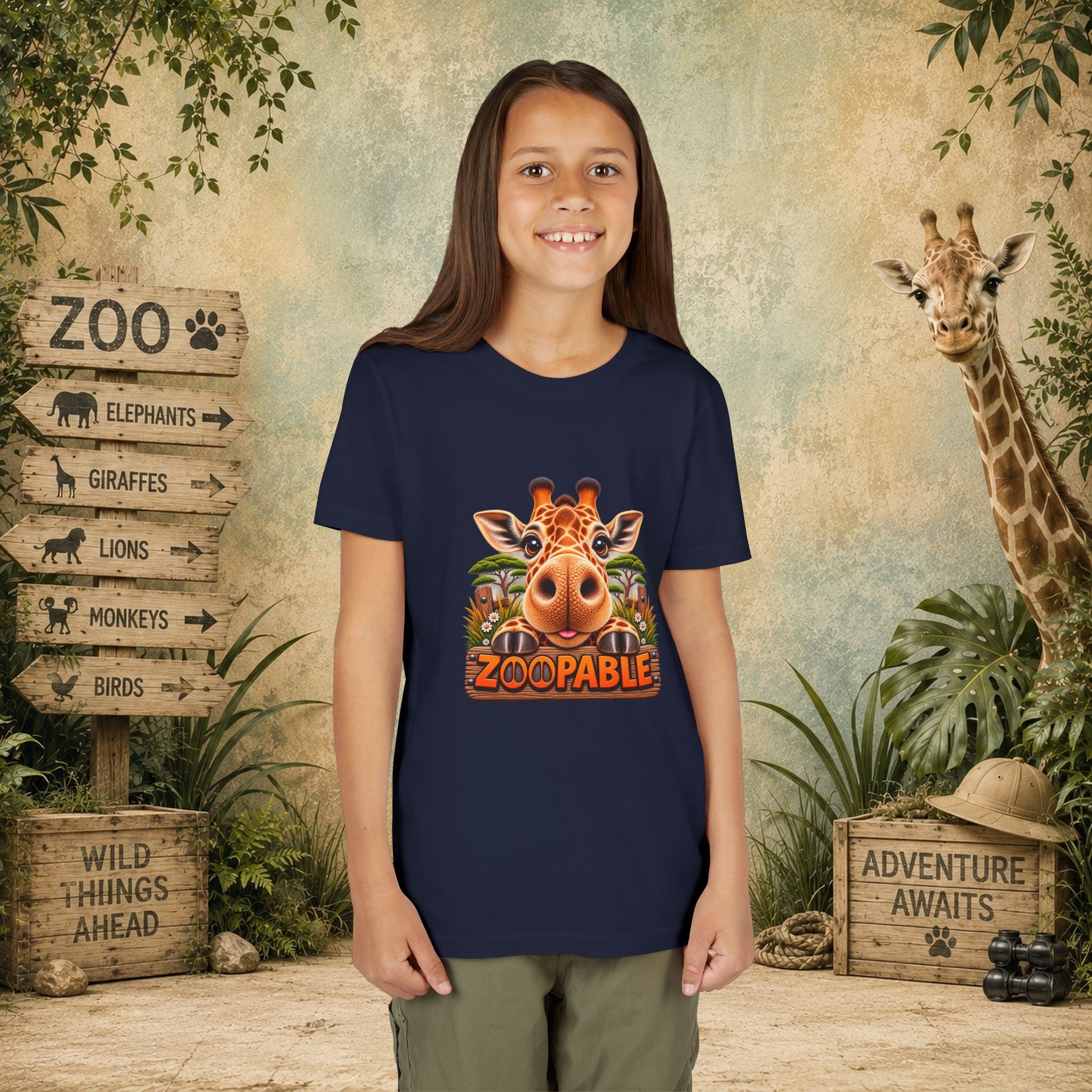 Giraffe Zoopable Youth Tee