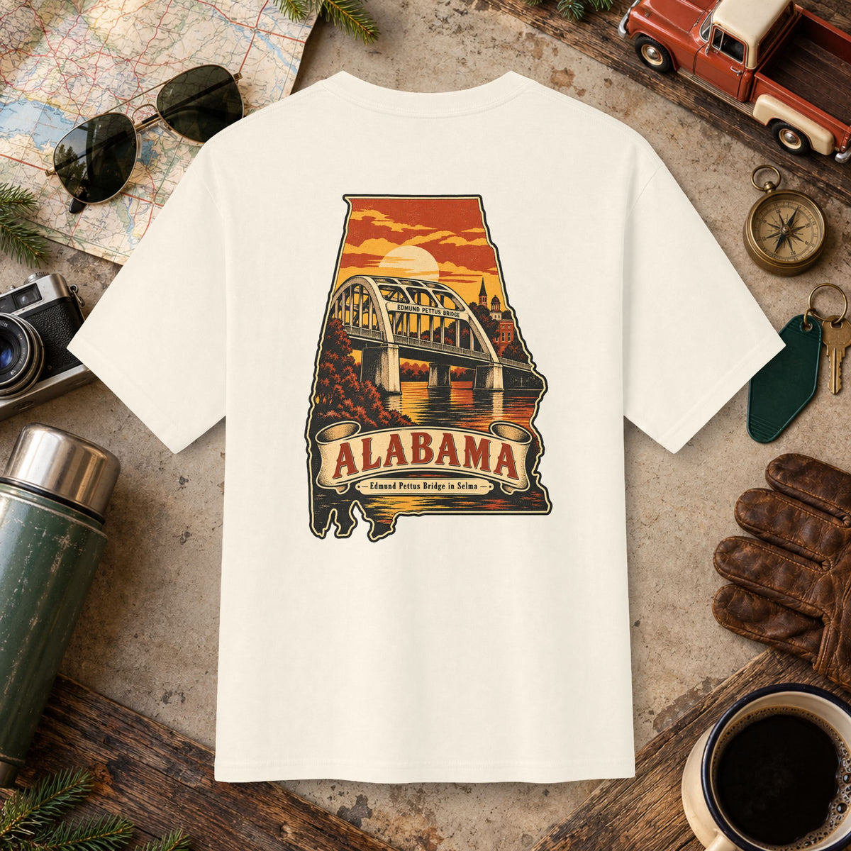 Alabama Vintage Landscape Tee