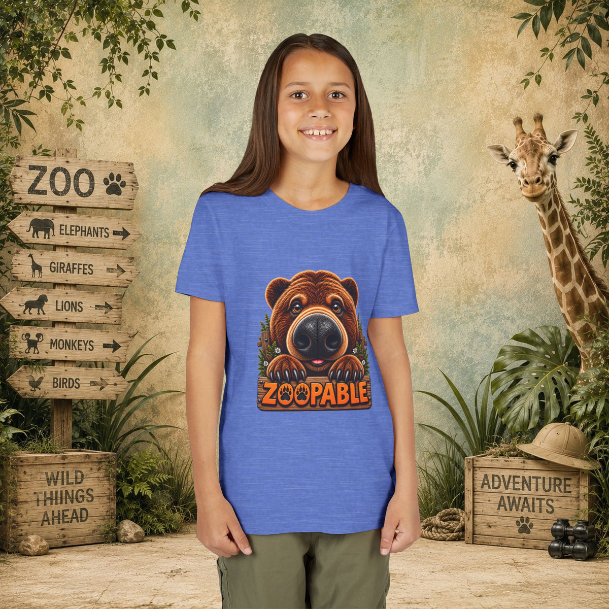 Bear Zoopable Youth Tee